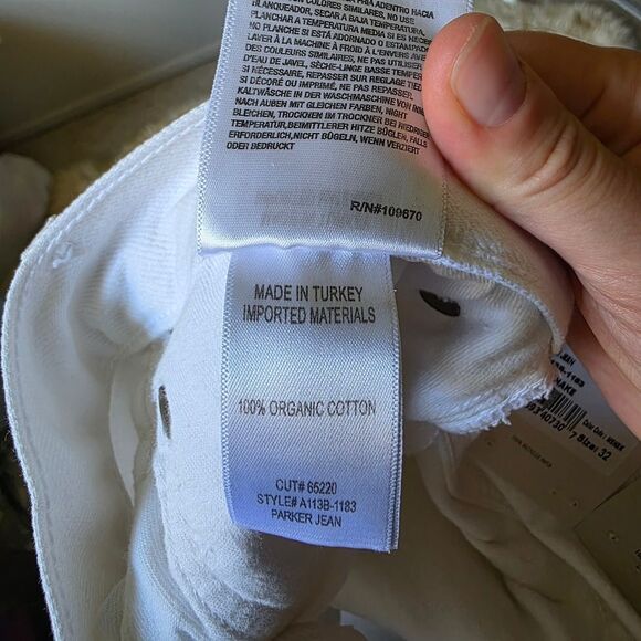 NWT AGOLDE Parker Jean In Milkshake Colorway Size 32 - Picture 6 of 7